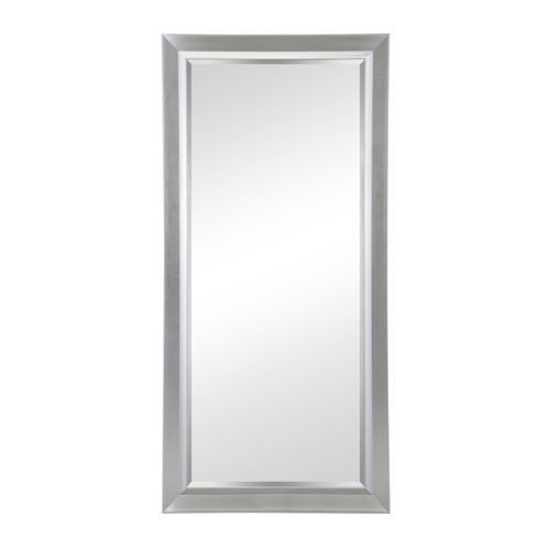 Red Barrel Studio® Brushed Nickel Full Length Huge Floor Mirror XL
